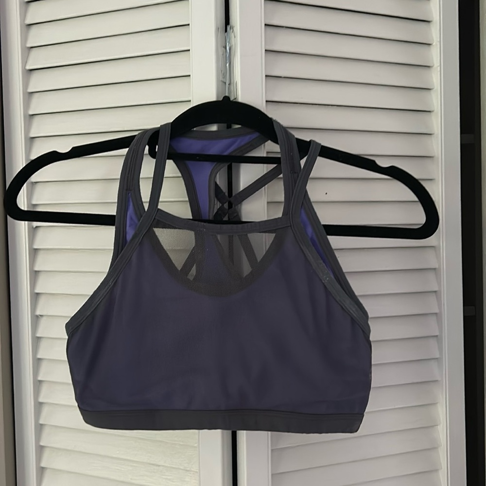 Zella yoga bra mesh | purple
